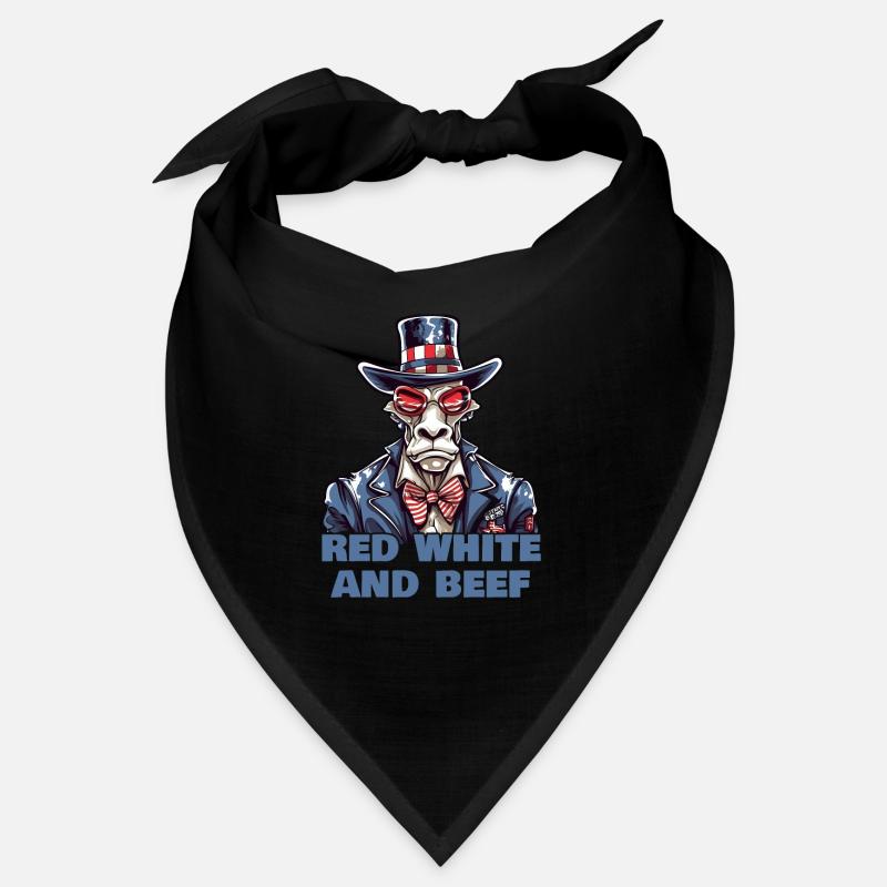 Red White And Moo Bandana
