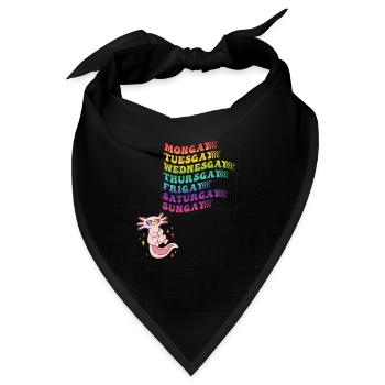 Trau dich, jeden Tag du selbst zu sein - Cute Pride LGBTQ - Bandana - Schwarz - Vorne