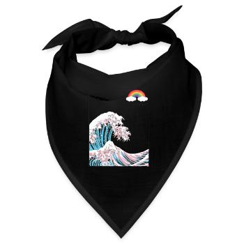 Trau dich, du selbst zu sein - Trans LGBT Farben in der - Bandana - Schwarz - Vorne
