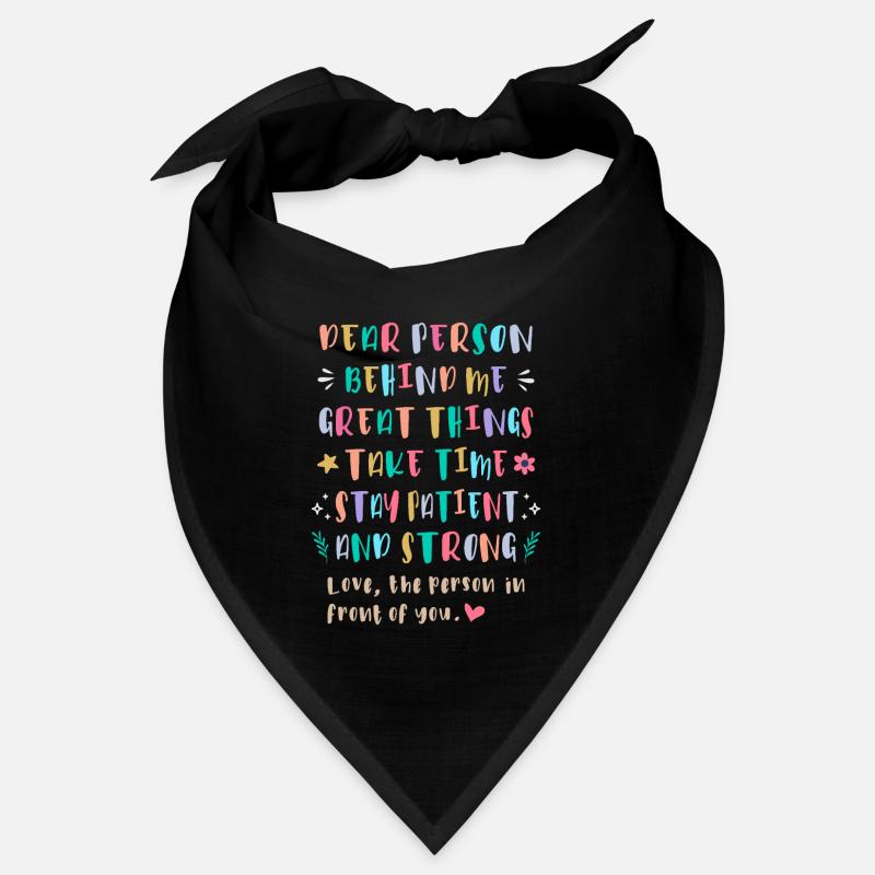 Great Things Take Time, Stay Patient and Strong Bandana