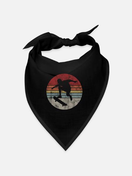 Skateboarder Skateboard Skater Skate Skateing - Bandana - noir