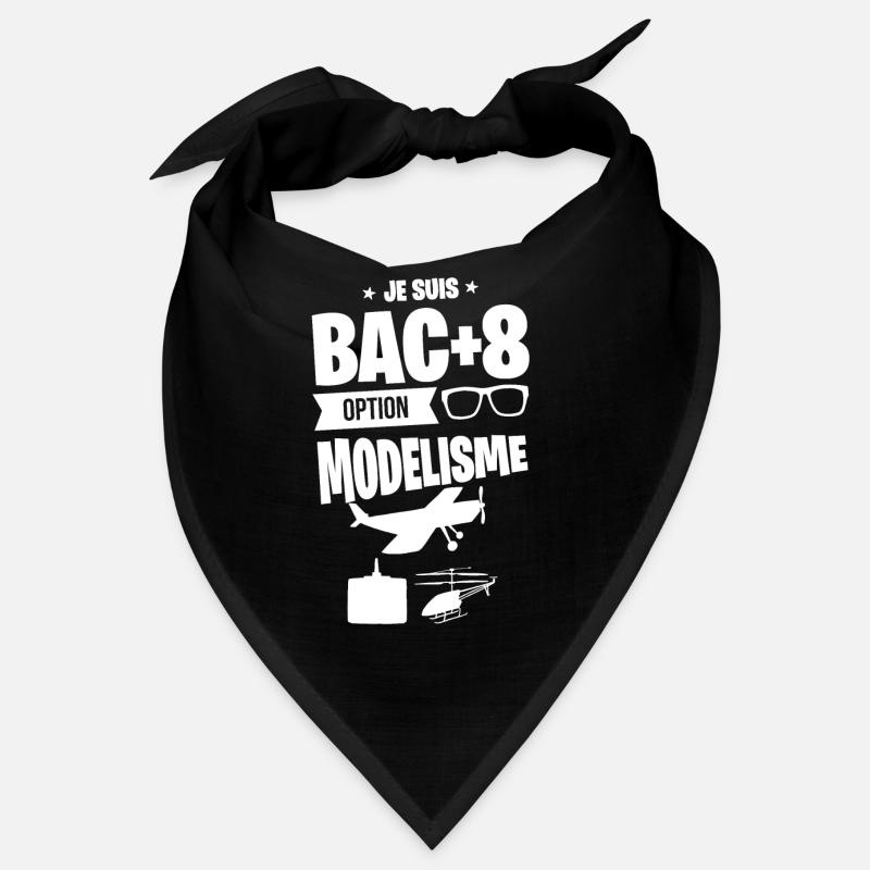 BAC+8 Modélisme idée cadeau personnalisé geek Bandana