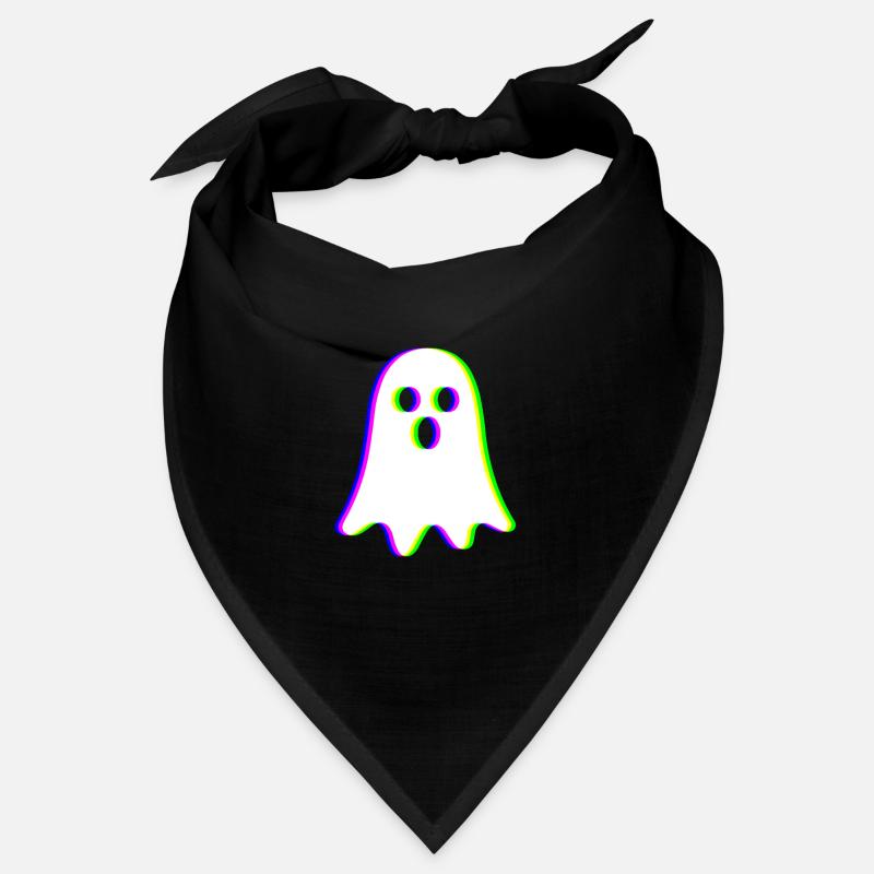 EDM Tricolor - Little Ghost - Glitch - Rave style Bandana