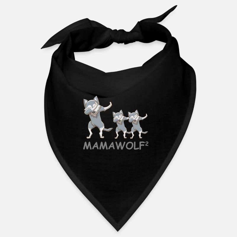 Schwanger werdene Mutter Zwillinge Wolf Bandana