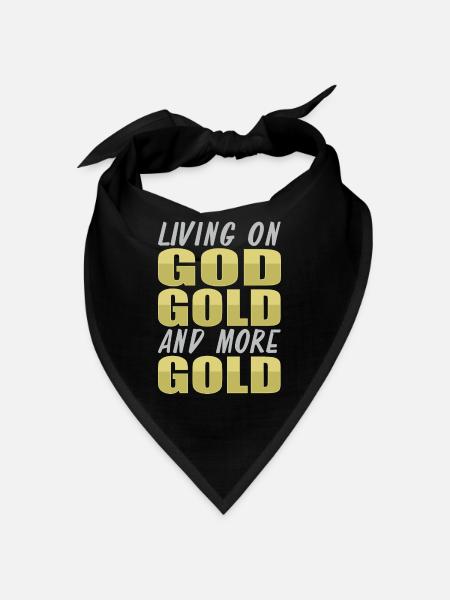 Gold Mining Gold Mine - Bandana - black - Front