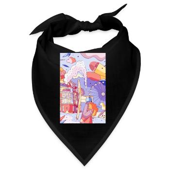 Love in the City 2 - Bandana - Schwarz - Vorne