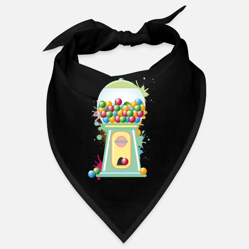 nostalgic retro chewing gum vending machine graffiti style Bandana