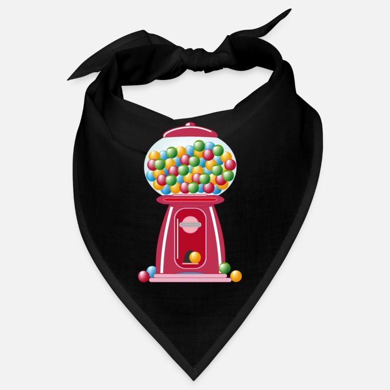nostalgic red retro chewing gum vending machine Bandana