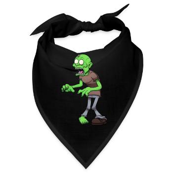 Zombie - Bandana - Schwarz - Vorne