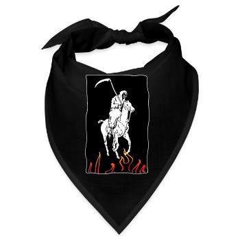 Hölle - Bandana - Schwarz - Vorne