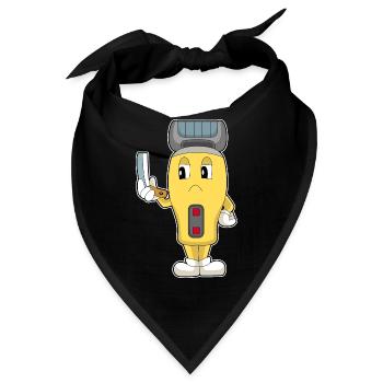 Rasierer Friseur Rasiermesser - Bandana - Schwarz - Vorne