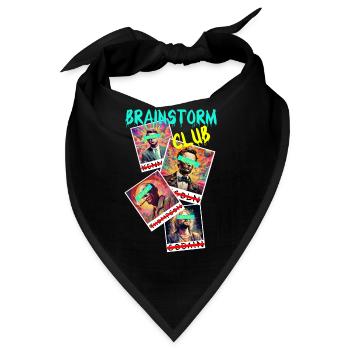ChinCheck - Bandana - Schwarz - Vorne