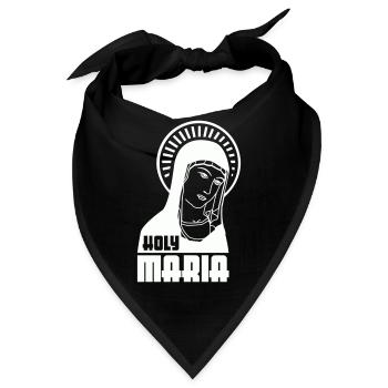 Holy Maria - Bandana - Schwarz - Vorne