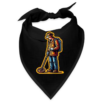 Sondeln Metalldetektor - Bandana - Schwarz - Vorne