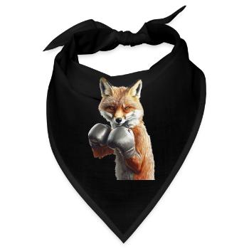 Fuchs - Bandana - Schwarz - Vorne