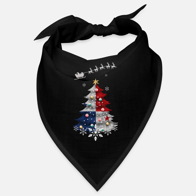 Weihnachtsbaum mit Panama-Flagge Bandana