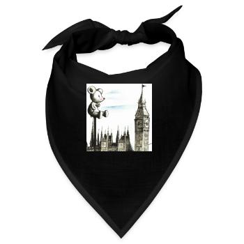 Big Ben's Zeitwächter Maus - Bandana - Schwarz - Vorne