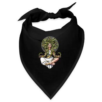 Medusa-Gorgonen-Meditation - Bandana - Schwarz - Vorne