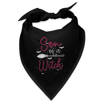 Hexerei Frau Halloween Wicca - Bandana - Schwarz - Vorne