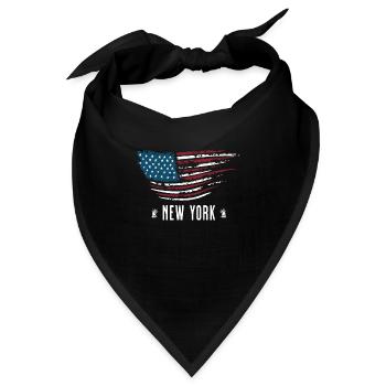 New york - Bandana - Schwarz - Vorne