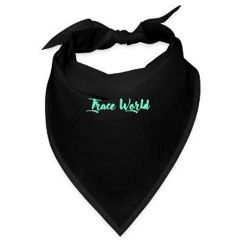 Trace World - Bandana - Schwarz - Vorne