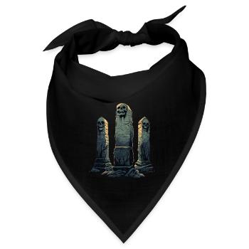 Grabsteine - Bandana - Schwarz - Vorne