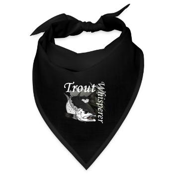 Forellen Flüsterer - Bandana - Schwarz - Vorne