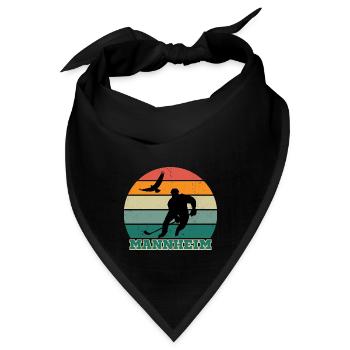 Mannheim, meine Stadt! - Bandana - Schwarz - Vorne