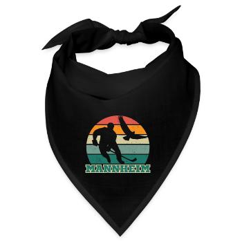 Mannheim, meine Stadt! - Bandana - Schwarz - Vorne