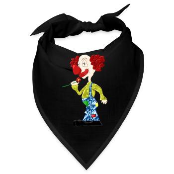 Clown - Bandana - Schwarz - Vorne