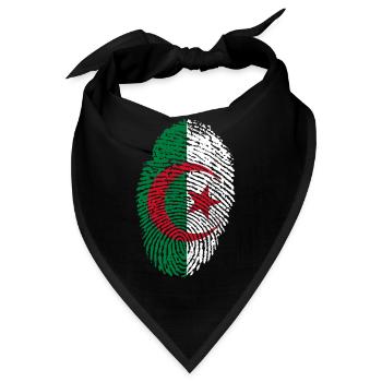 Algerien - Bandana - Schwarz - Vorne