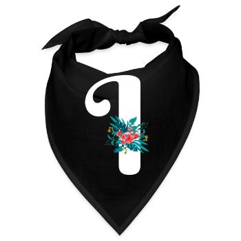 Brief Ich habe geblüht - Bandana - Schwarz - Vorne