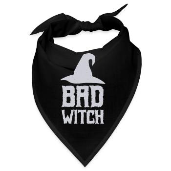 Halloween - BAD WITCH - Bandana - Schwarz - Vorne