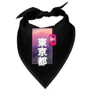 TOKIO, JAPAN - Bandana - Schwarz - Vorne