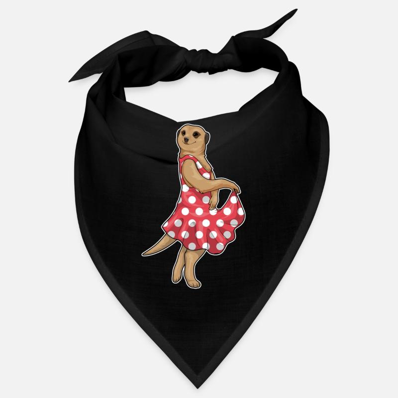 Erdmännchen Polka Dots Kleid Bandana