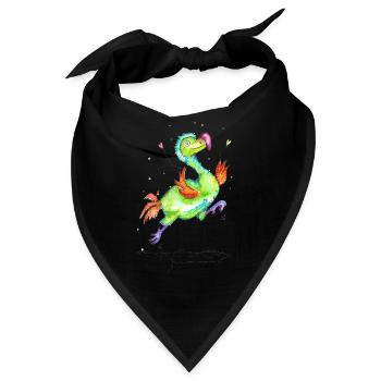 Gute Laune Dodo - Bandana - Schwarz - Vorne
