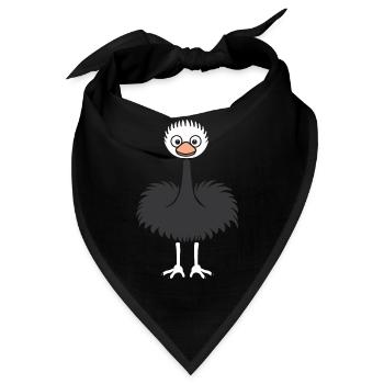 Strauß - Bandana - Schwarz - Vorne