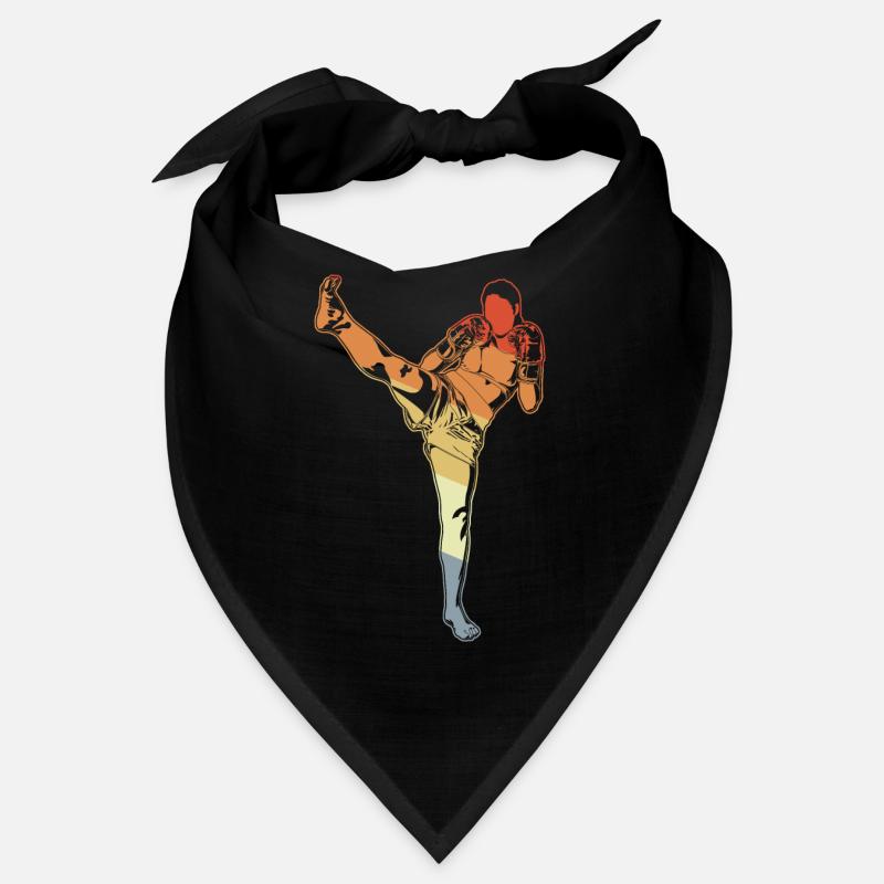 Vintage Kickbox Mädchen Bandana
