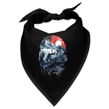 Polar Bär - Bandana - Schwarz - Vorne