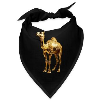 Kamel - Bandana - Schwarz - Vorne