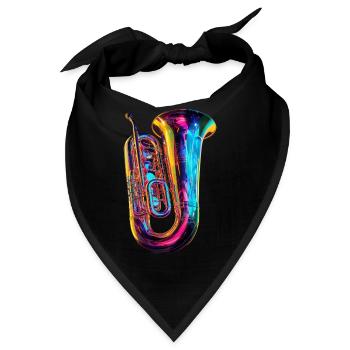 Tuba - Bandana - Schwarz - Vorne