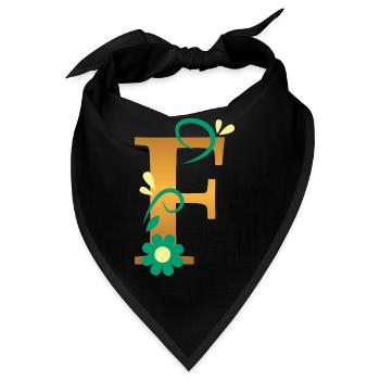 F - Bandana - Schwarz - Vorne