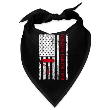 House Painter Hilarious Designs Unique Gifts - Bandana - Schwarz - Vorne