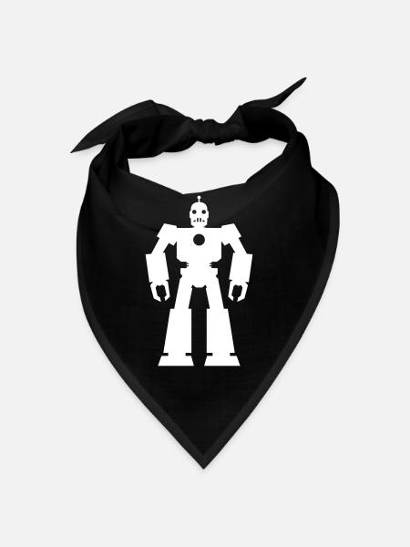 Robots – Technologie de l’IA Science-fiction Nerd Design - Bandana - noir - Devant