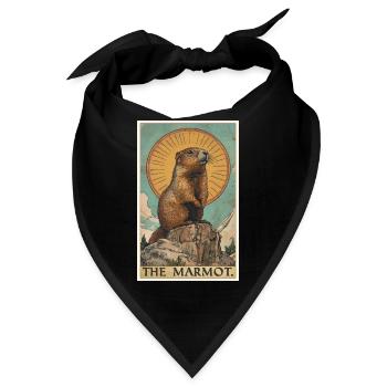 Murmeltiere Murmeltier - Bandana - Schwarz - Vorne