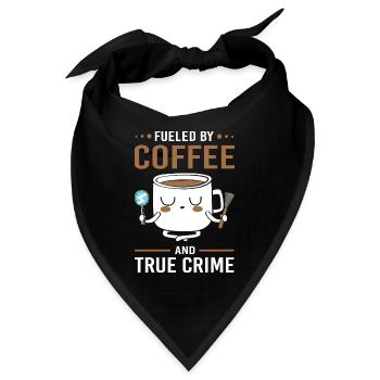 True Crime Krimi - Bandana - Schwarz - Vorne