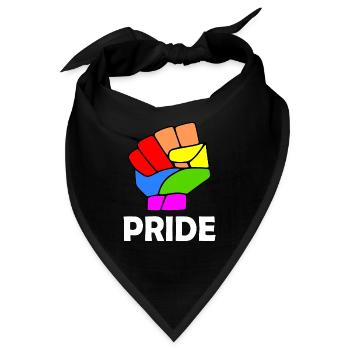 Pride - Bandana - Schwarz - Vorne
