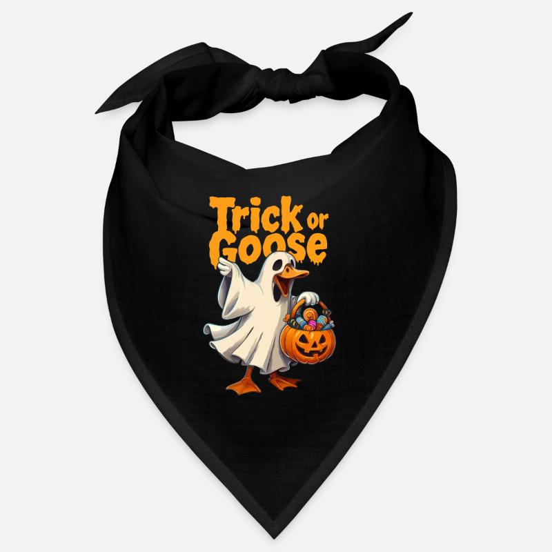 Trick or Goose Halloween Goose Bandana