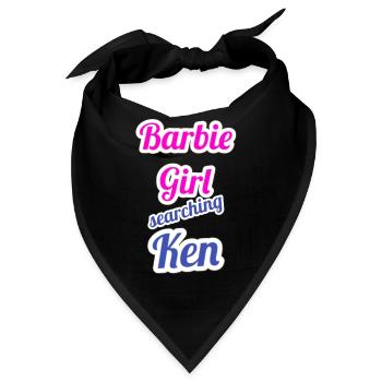 Looking for1 - Bandana - Schwarz - Vorne