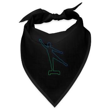 Krafttraining Aerobic Konditionstraining - Bandana - Schwarz - Vorne